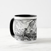 Mug Navires viking (Devant gauche)