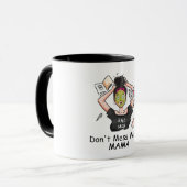 Mug N'ayez pas de mal avec maman (Devant gauche)