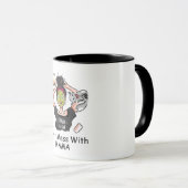 Mug N'ayez pas de mal avec maman (Devant droit)