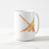 Mug Nazca Lines Hummingbird Aquarelle Imprimer (Devant droit)