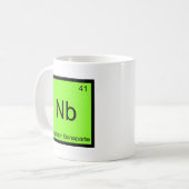 Mug Nb - Napoléon Bonaparte Funny Chimie Élément T (Devant gauche)
