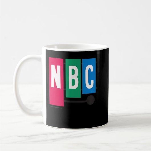 Mug NBC Vintage 1954 Peacock Copie confortable (Gauche)