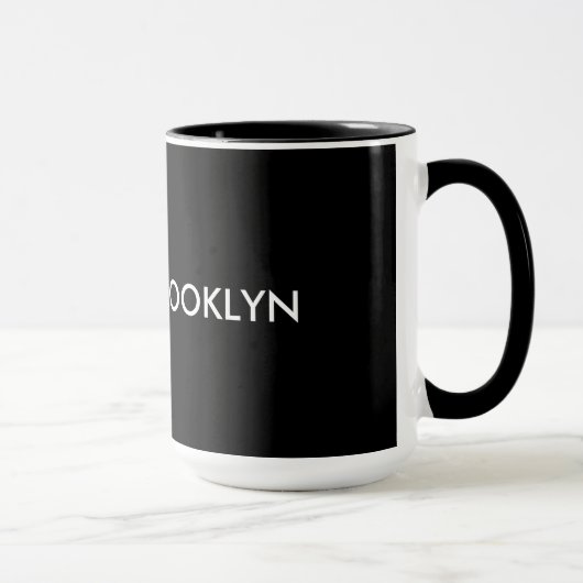 Mug Né à Brooklyn (Droite)