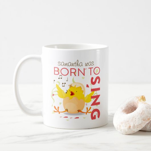 Mug Né À Ching Chick (Avec donut)