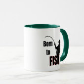 Mug Né à Fish (Devant droit)