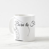 Mug Né À Fish Fisherman (Devant gauche)