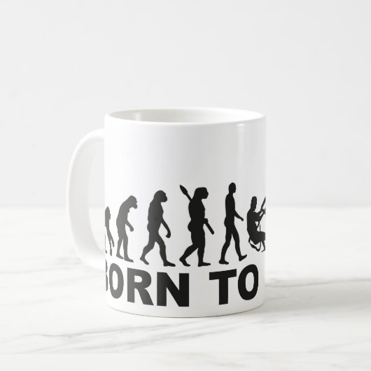 Mug Né À Kitesurf (Devant gauche)