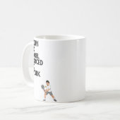 Mug Né à padel forcé au travail (Devant gauche)