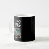 Mug Né À Poisson Obligé D'Aller À L'École Pêche Drôle (Devant gauche)