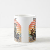 Mug Né à Ride Motorcycle - Meerkat (Centre)