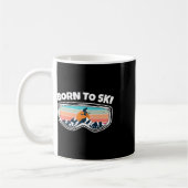 Mug Né À Ski - Skier Goggers As Funny Ski (Gauche)