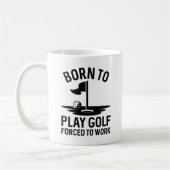 Mug Né Au Golf Forcé À Travailler (Gauche)