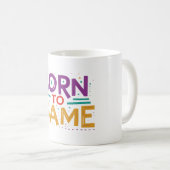 Mug Né au jeu (Devant droit)