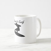 Mug Né au Surf (Devant droit)
