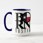 Mug NÉ Austin Texas 15oz (Gauche)