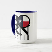 Mug NÉ Austin Texas 15oz (Devant gauche)