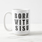 Mug Né avec du Sisu (Gauche)