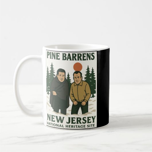 Mug Ne Barrens New Jersey Graphic Design  (Gauche)