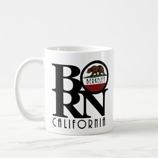 Mug NÉ Berkeley Californie 11oz (Gauche)