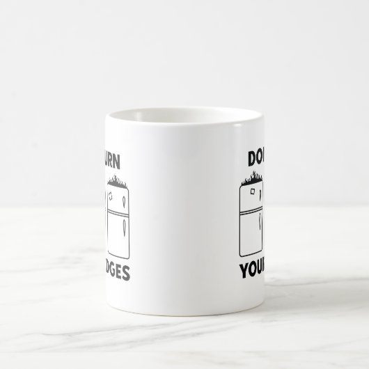 Mug Ne brûlez pas vos réfrigérateurs (Centre)