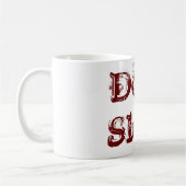 Mug Ne buvez pas bruyamment ! (Gauche)