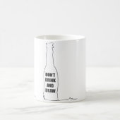 Mug Ne Buvez pas et Dessinez (Centre)