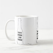 Mug Ne Buvez pas et Dessinez (Gauche)