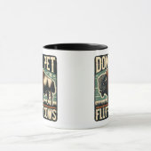 Mug Ne Caressez Pas Les Vaches Douces Bisons De Yellow (Centre)