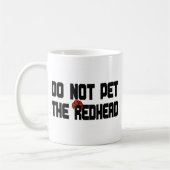 Mug Ne choyez pas le roux (avec la perruque) (Gauche)
