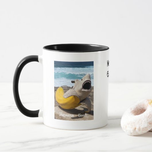 Mug Ne Communiquez Jamais Avec Les Yeux En Mangeant Un (Avec donut)