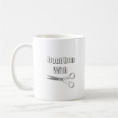Mug Ne courez pas avec des ciseaux (Gauche)