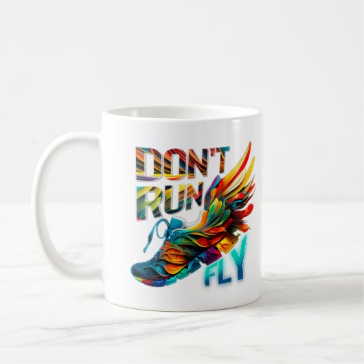 Mug Ne cours pas, Fly | Neon Running shoe (Gauche)