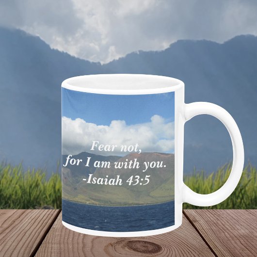Mug Ne Craignez Pas Car Je Suis Avec Vous Bible Verse 