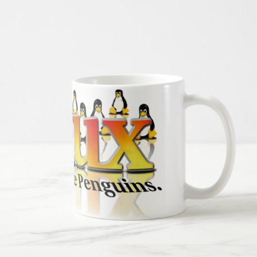 Mug Ne craignez pas le pingouin (Droite)