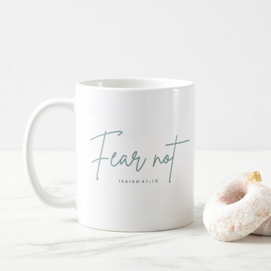 Mug "Ne crains pas." Ésaïe 41:10 (Avec donut)