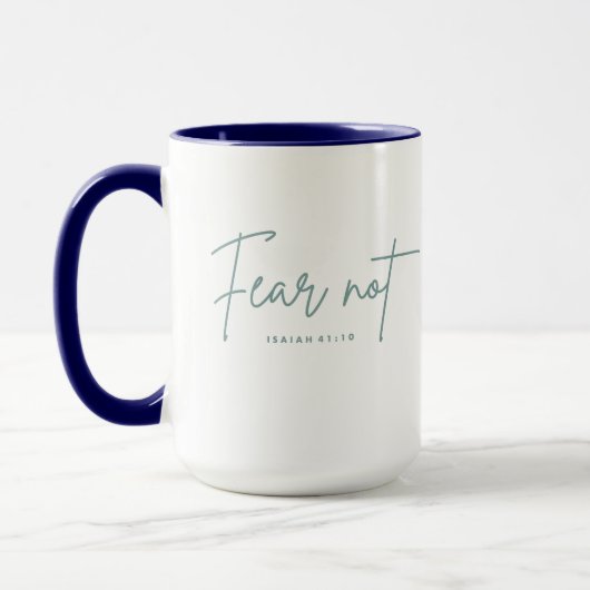 Mug "Ne crains pas." Ésaïe 41:10 (Gauche)