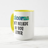 Mug Ne croyez pas aux licornes (Devant gauche)