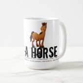 Mug Né dans l'année du Cheval (Devant droit)