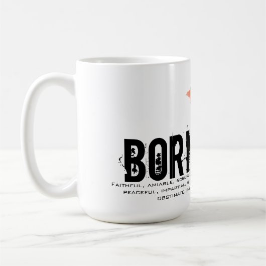 Mug Né dans l'année du cochon (Gauche)