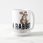 Mug Né dans l'année du lapin (Devant droit)