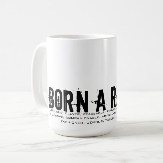 Mug Né dans l'année du lapin (Devant gauche)