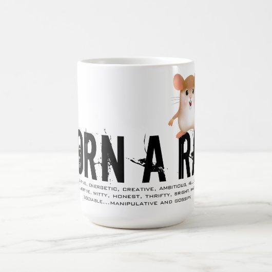 Mug Né dans l'année du Rat (Centre)