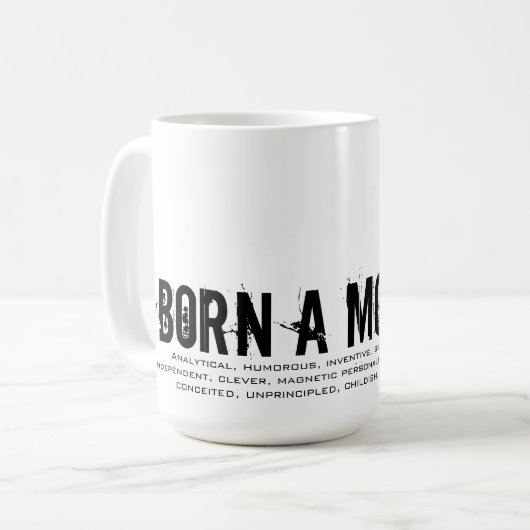 Mug Né dans l'année du singe (Devant gauche)