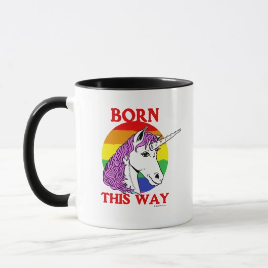Mug Né de cette façon (Gauche)