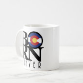 Mug NÉ Denver Colorado 11oz (Devant gauche)