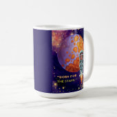 Mug Né des étoiles, astronaute (Devant droit)