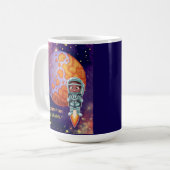 Mug Né des étoiles, astronaute (Devant gauche)