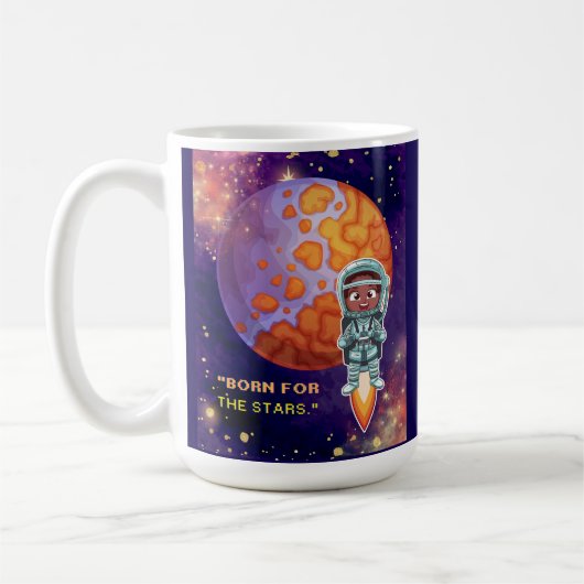 Mug Né des étoiles, astronaute (Gauche)