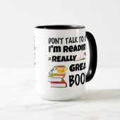 Mug Ne dites pas que je lis un livre vraiment génial (Devant droit)