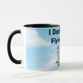 Mug Ne donnez pas un canard volant drôle (Gauche)